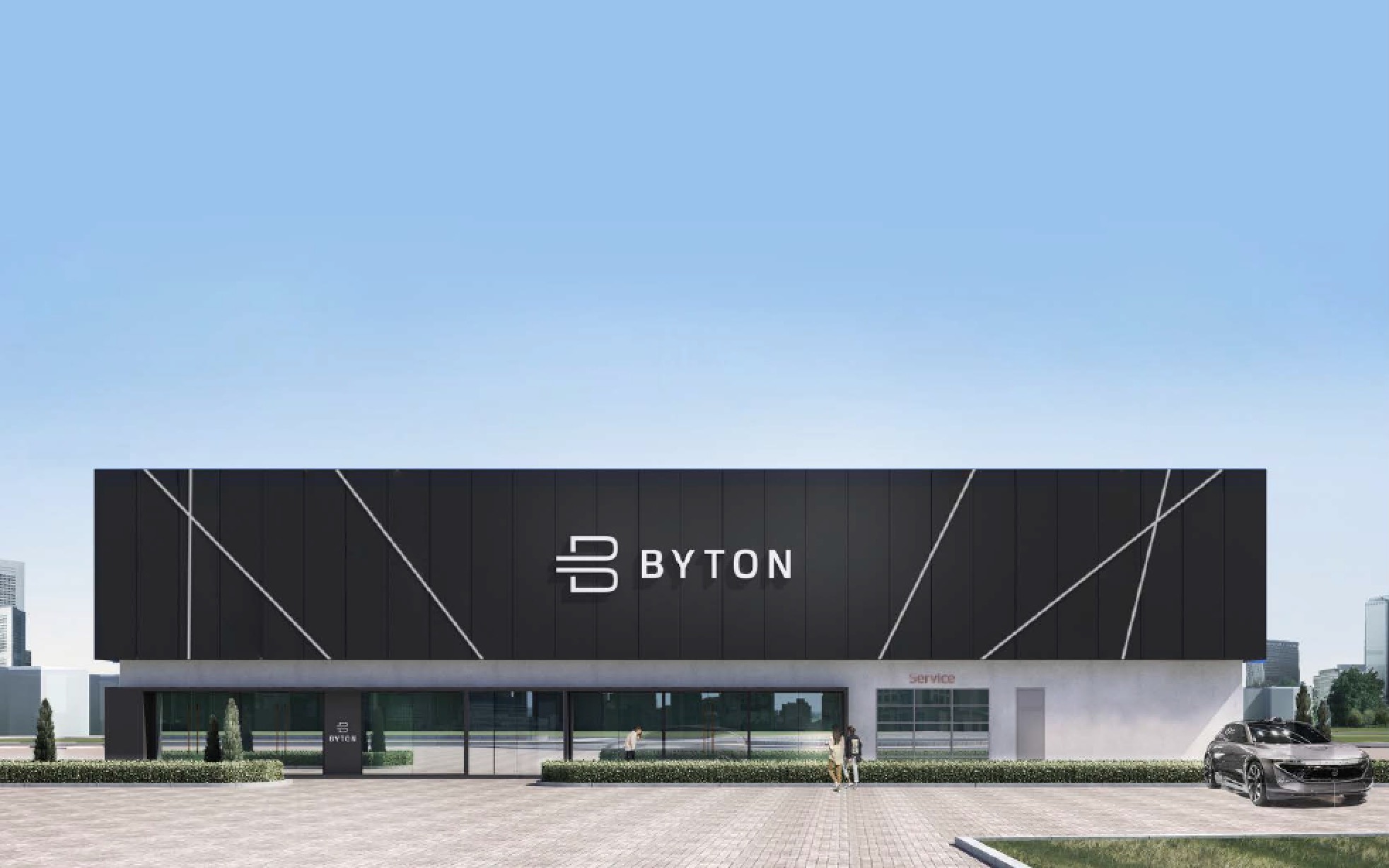 BYTON STORE FRONT DESIGN 拜腾店面门头设计 · NORA ZHAO 赵子娴